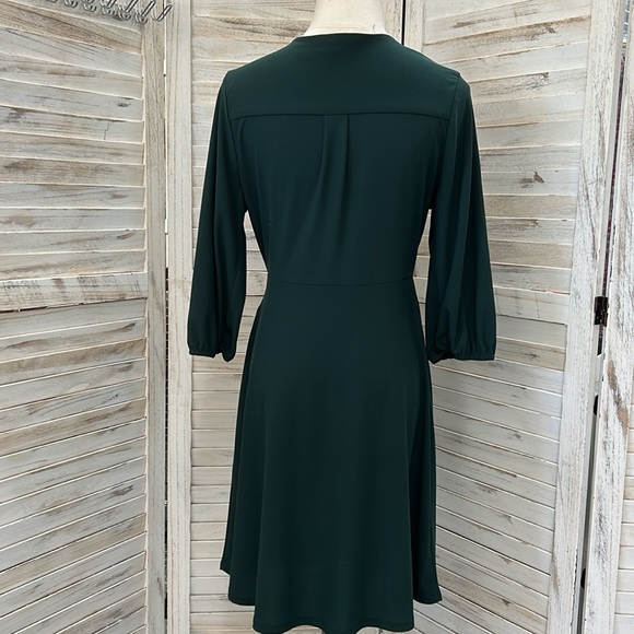 Monteau 3/4 Sleeve Wrap Dress - Picture 4 of 5